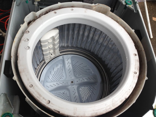 ES-T705洗濯機洗濯層の清掃