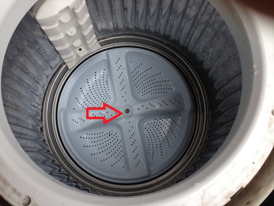 ES-T705洗濯機洗濯層の清掃