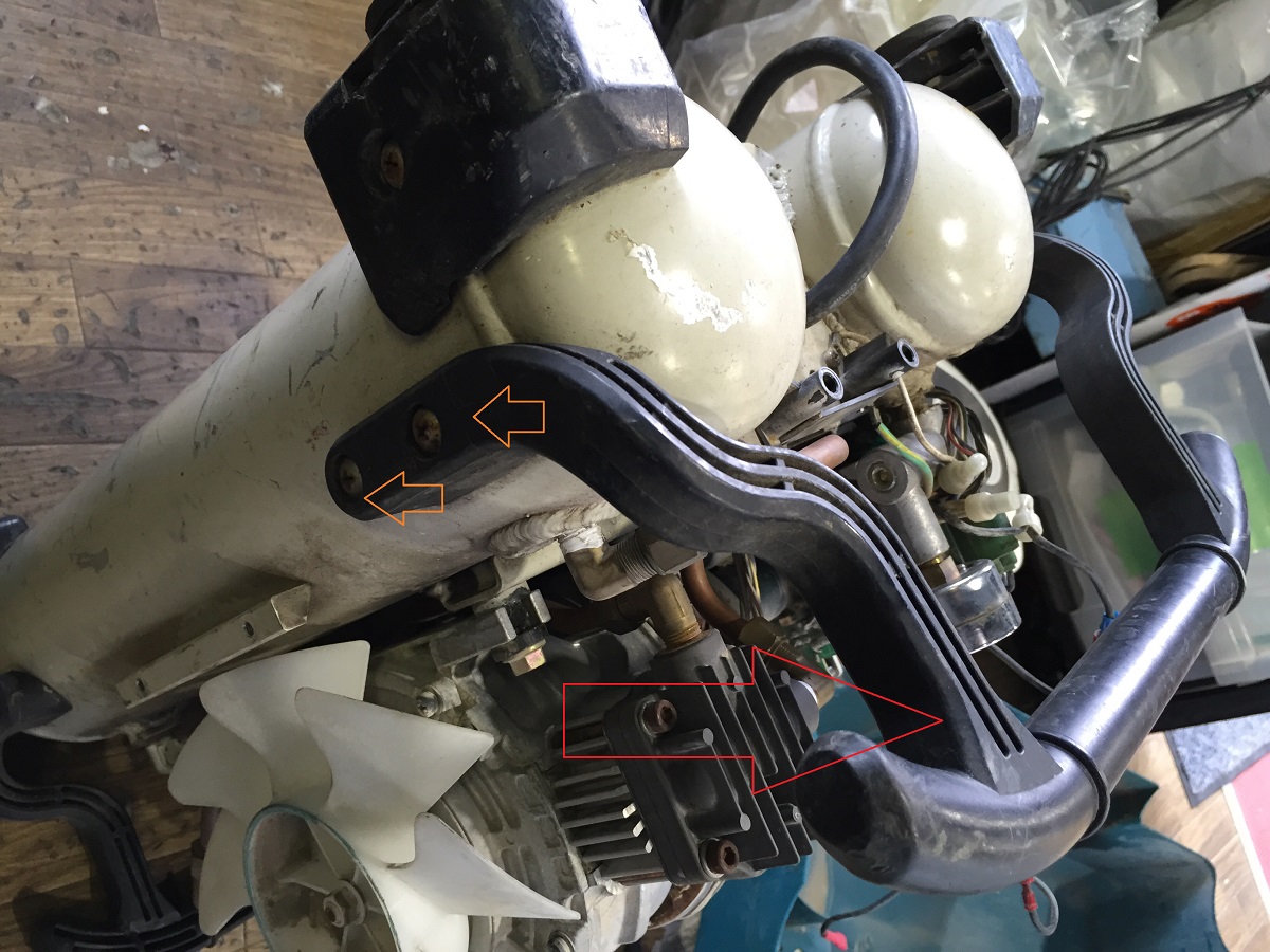 【makita】AC4000 エアコンプレッサ エア漏れ　穴の補修修理