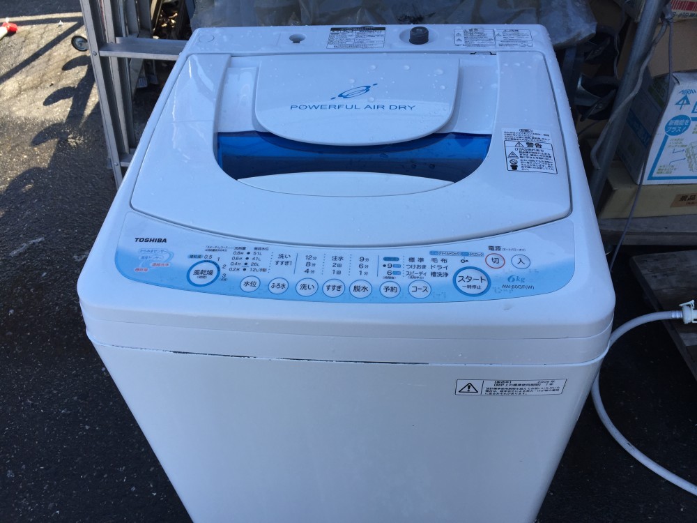 自宅で簡単！！分解、洗濯槽の掃除ができる洗濯機　東芝 AW-60GF