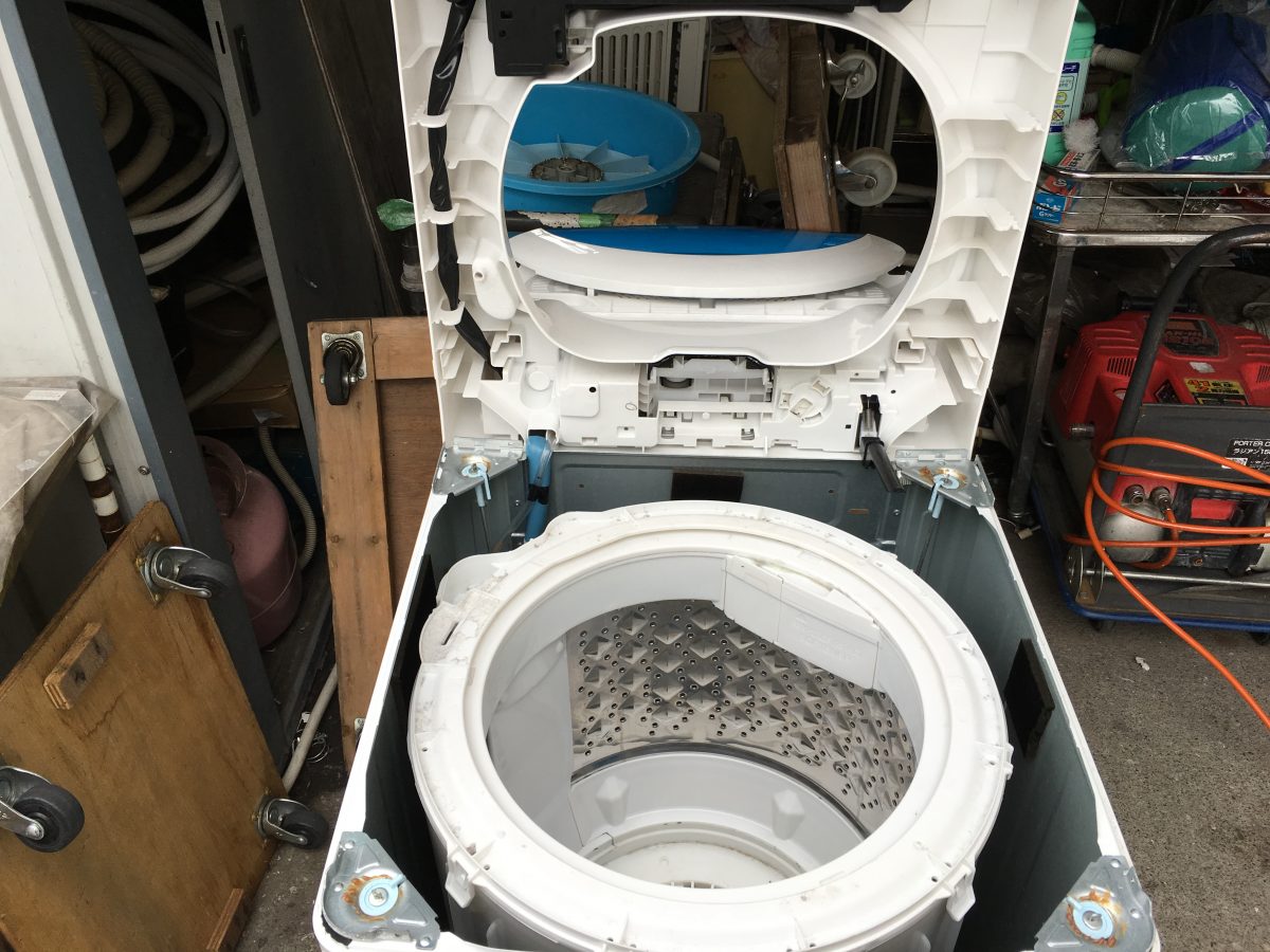 東芝洗濯機（AW-50GK）の分解と、DIYでもできる！洗濯槽の掃除の方法