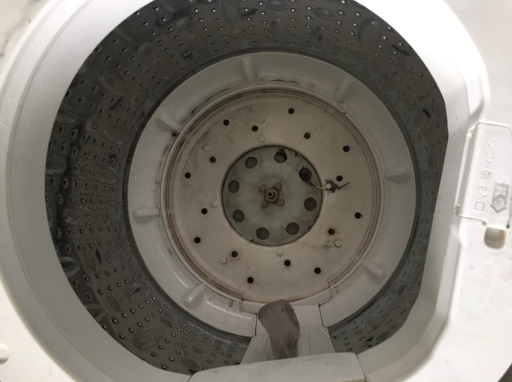 無印良品4.5kg洗濯機（asw-mj45）の分解 洗濯槽の掃除の方法