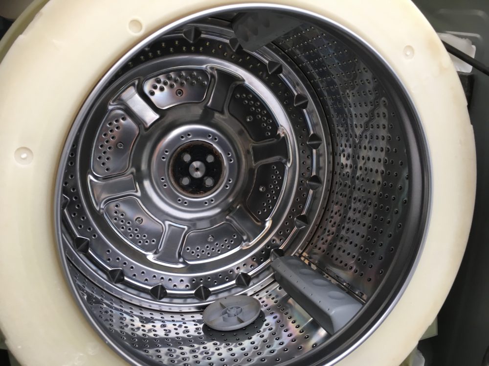 シャープ ドラム洗濯機(ES-HG92G)分解と洗濯槽のカビ掃除に挑戦