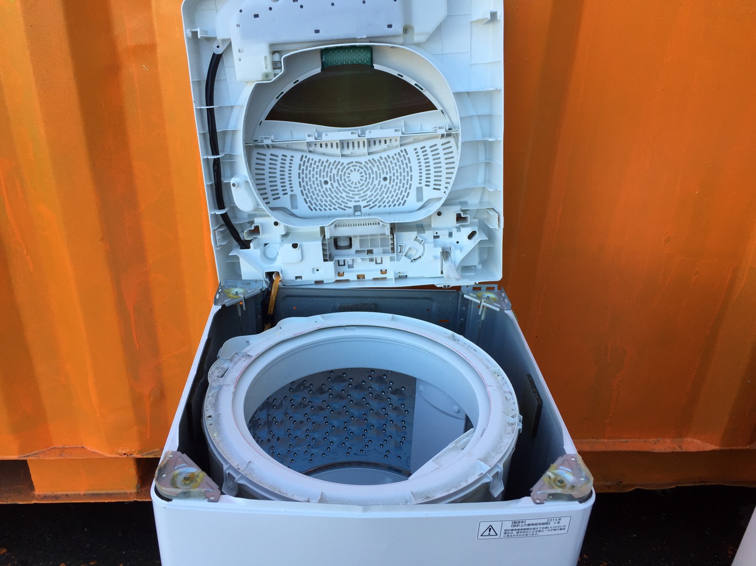 東芝5.0kg洗濯機の（AW-BK5GM）分解とクリーニング方法