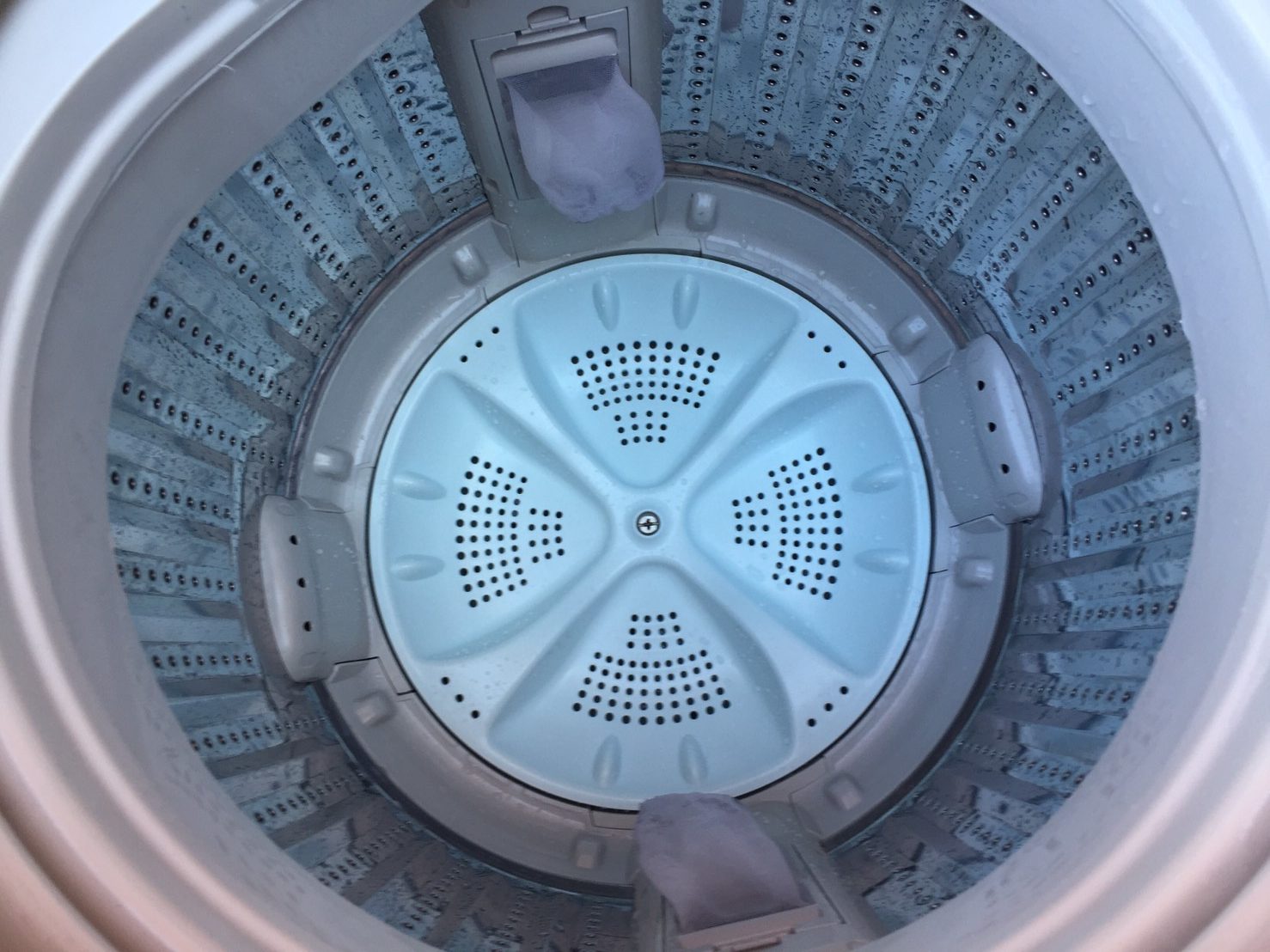 アクア洗濯機（AQW-S45D）分解と洗濯槽クリーニング