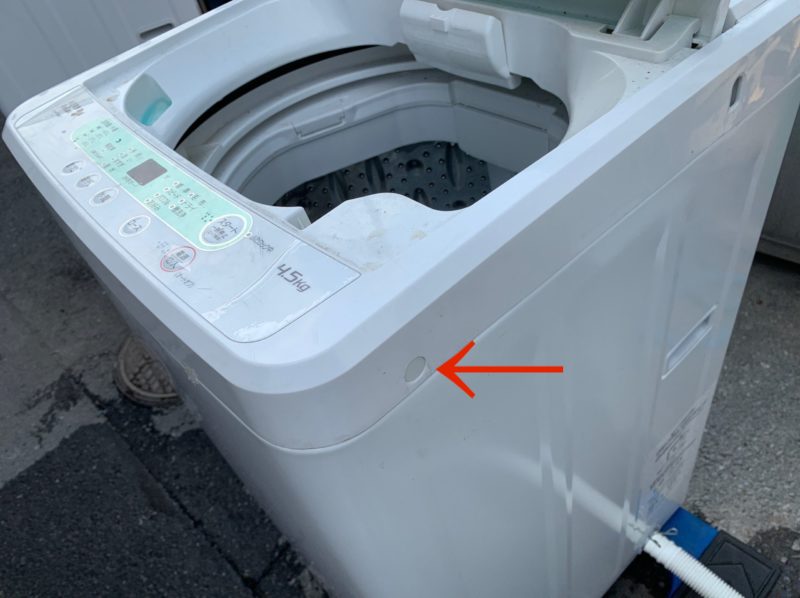 ヤマダ電機オリジナル洗濯機  YWM-T45A1 分解掃除の方法