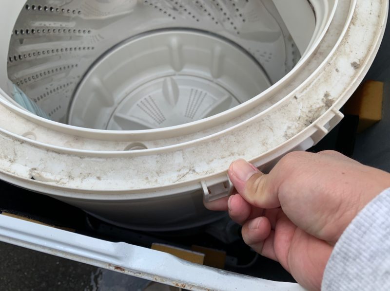 パナソニック7kg洗濯機「NA-F70PB7」分解掃除の方法