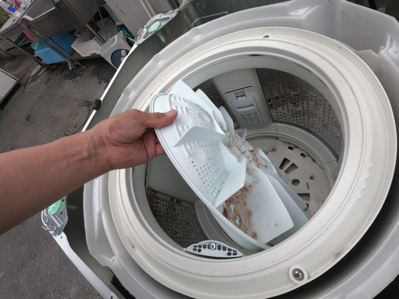 日立 ビートウォッシュ BW-7WV 分解掃除の方法【洗濯機】｜修理方法.com