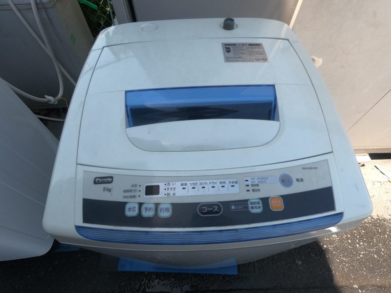 【トクナ外しの方法】フィフティ ピュアニティ 5kg 洗濯機 SEN-FS50-WH 分解掃除