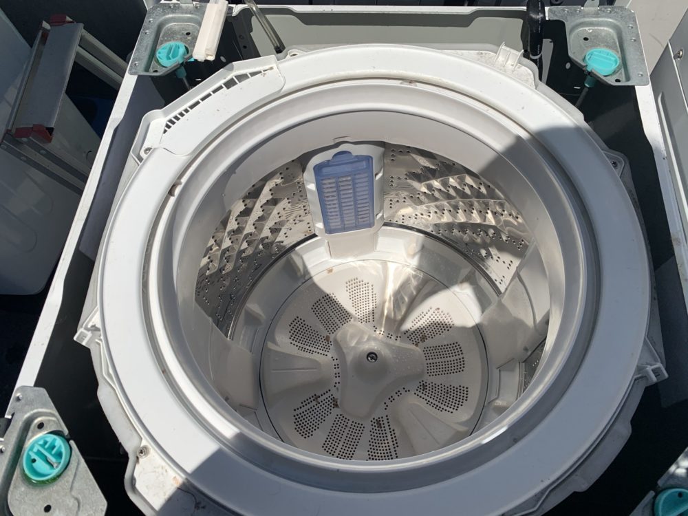 【槽洗浄】パナソニックNA-FA80H6 洗濯機 分解と掃除の方法