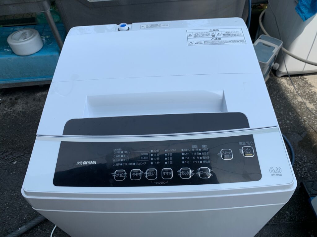 アイリスオーヤマ 洗濯機 IAW-T602E 分解掃除の方法