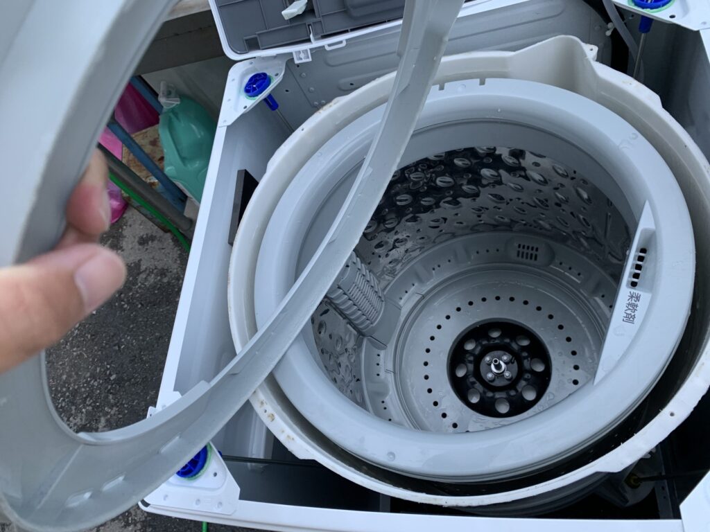 アイリスオーヤマ 洗濯機 IAW-T602E 分解掃除の方法